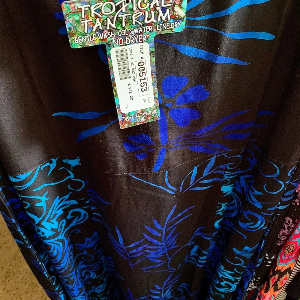 NWT Tropical Tantrum Hawaii Twirl Slip DressπΊπΈππΏ - Picture 11 of 12